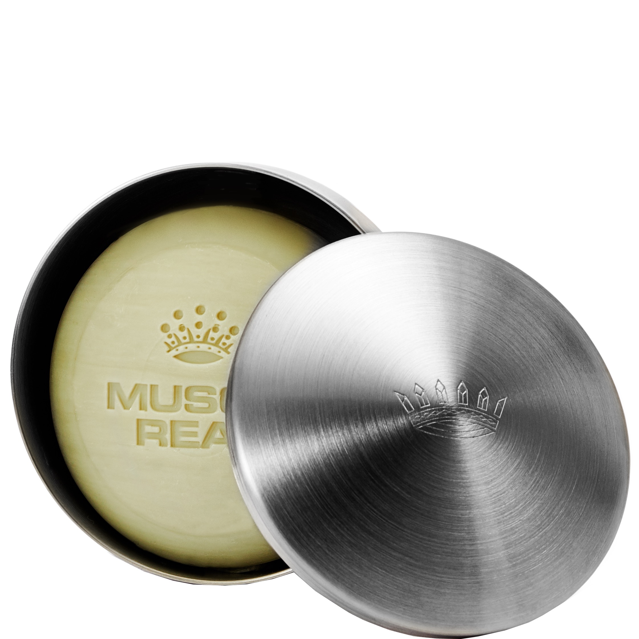 Musgo Real Scheerzeep in Bowl RVS Classic Scent 125gr - 1.1 - MR-SSB000