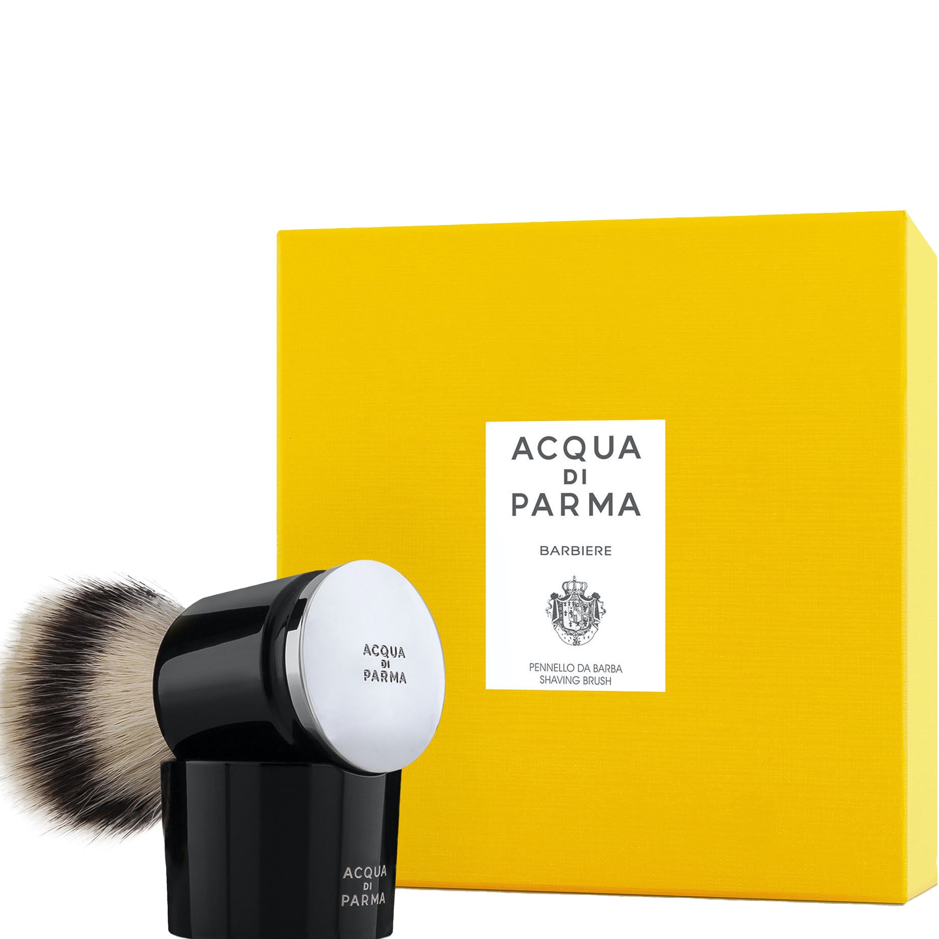 Acqua di Parma scheerkwast and stand Barbiere Fibre Black - 1.1 - AP-52018