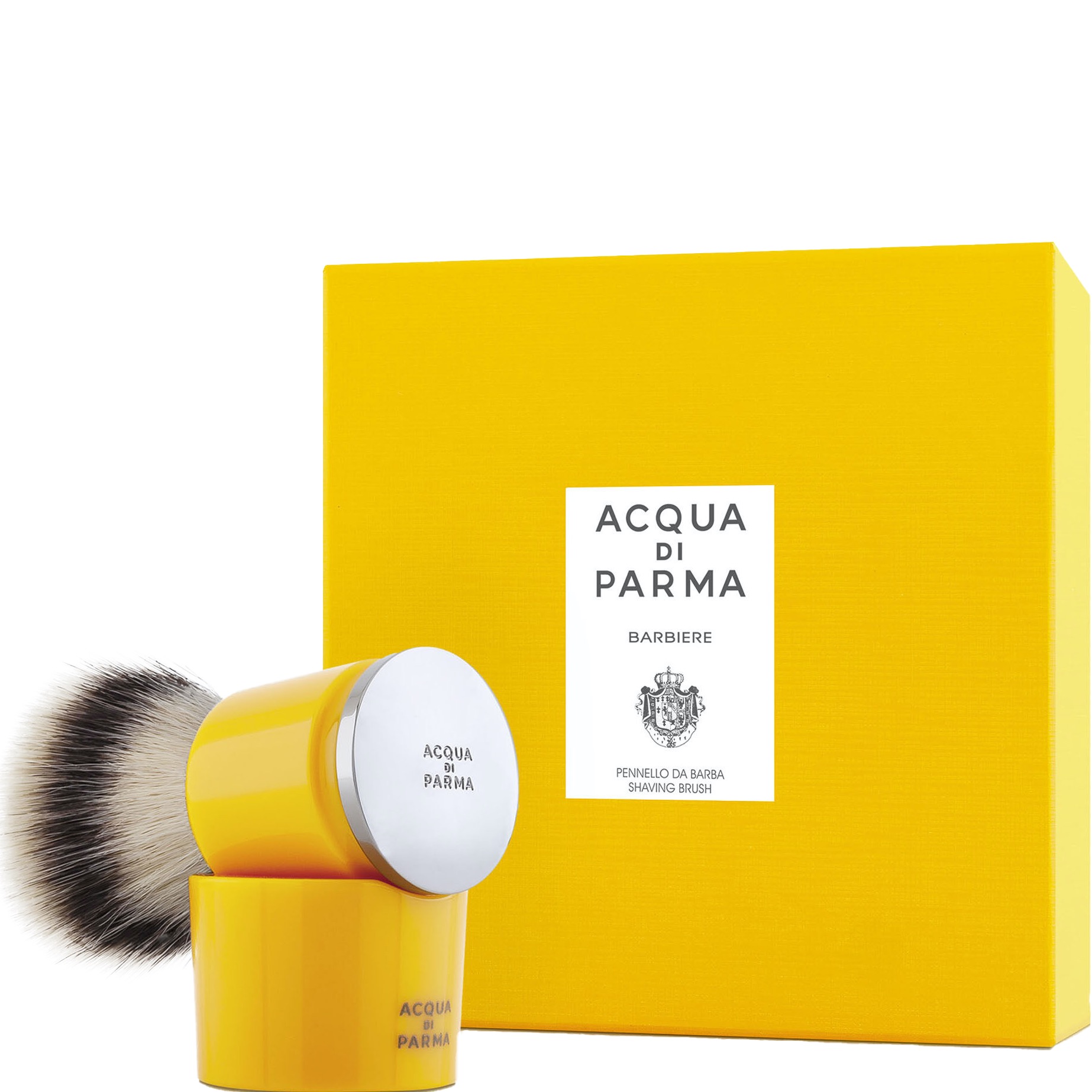 Acqua di Parma scheerkwast en stand Barbiere Fibre Yellow - 1.1 - AP-52019