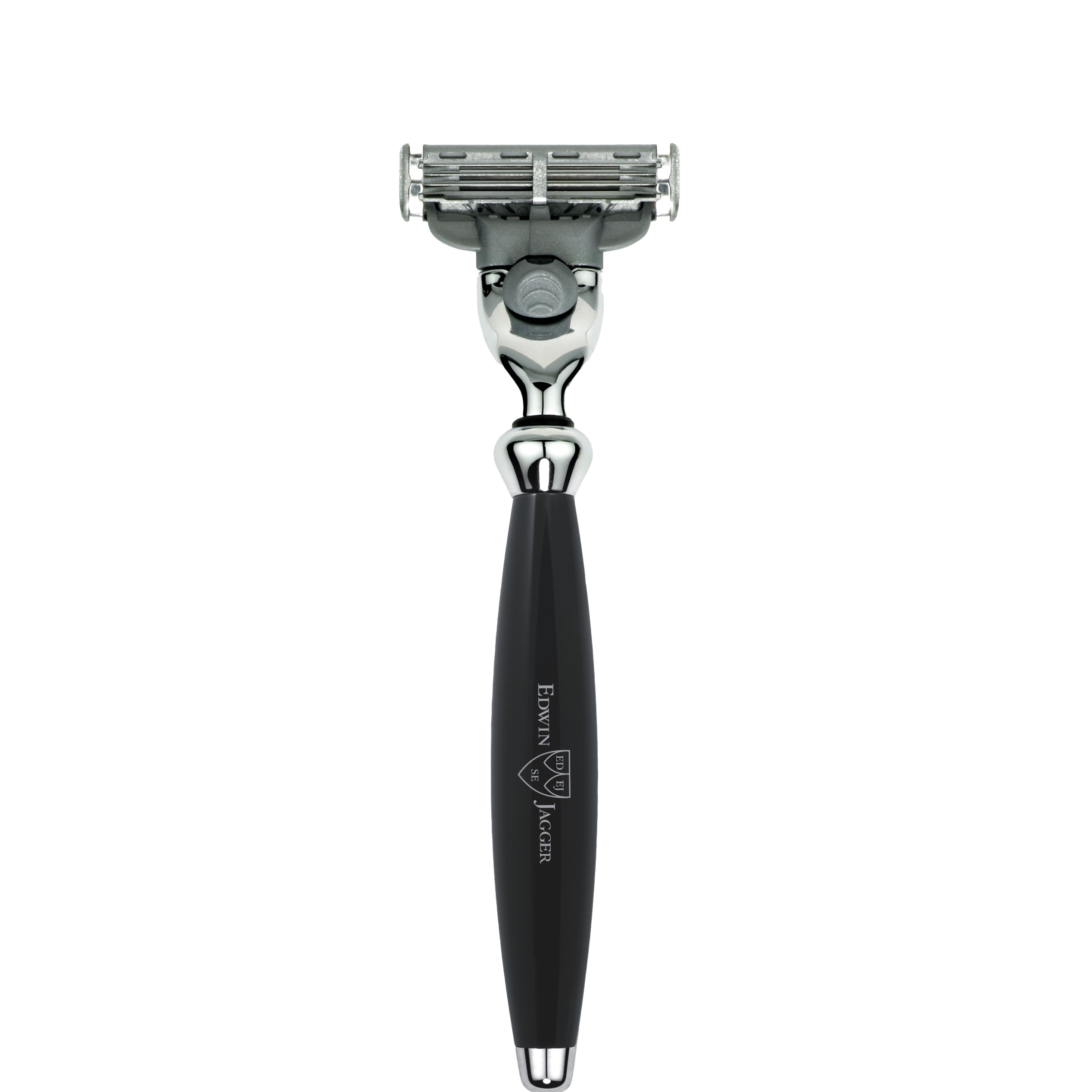 Edwin Jagger scheermes Gillette Mach3 Bulbous zwart - 1.1 - B6M3