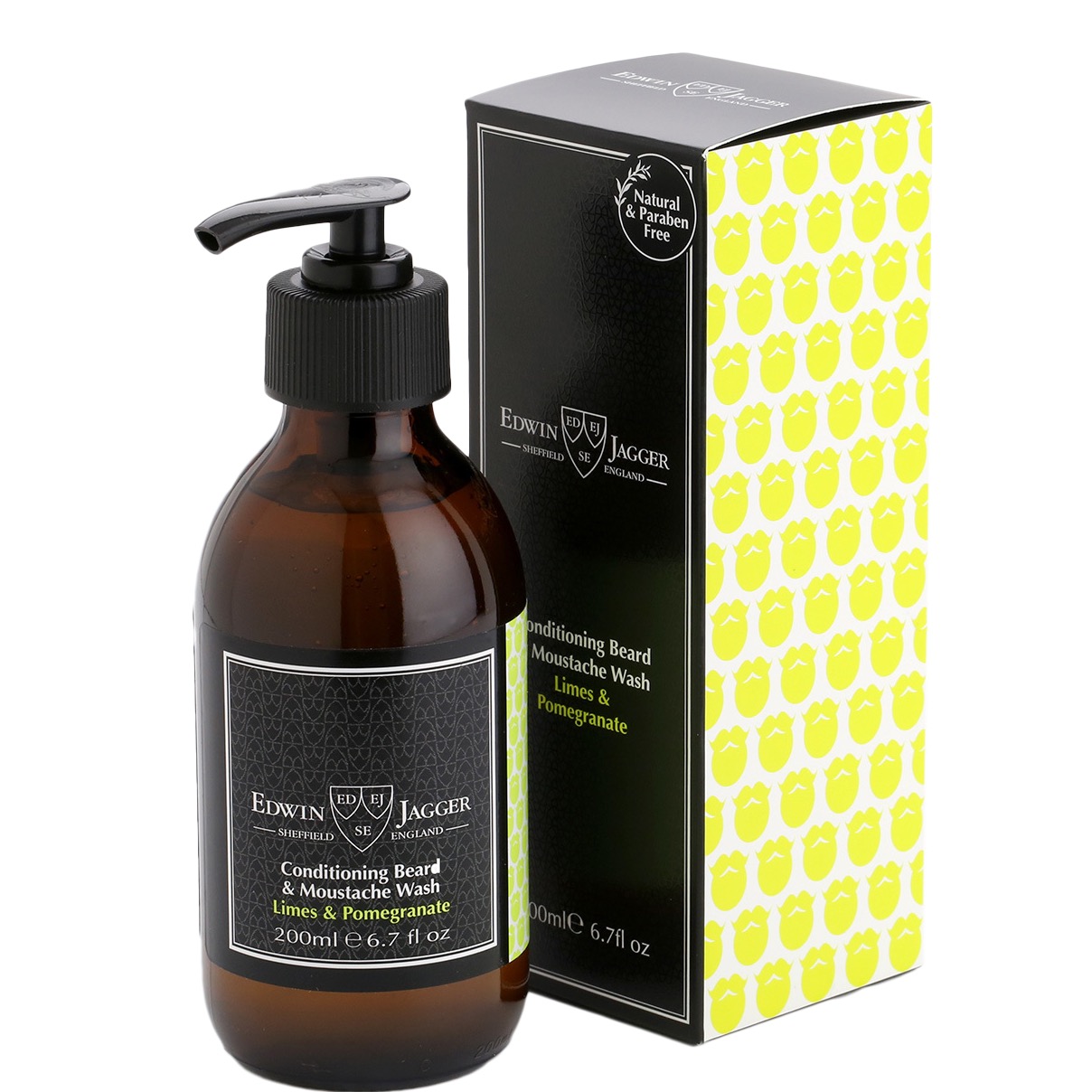 Edwin Jagger Baardshampoo LimesenPomegranate - 1.1 - EJ-BWLP