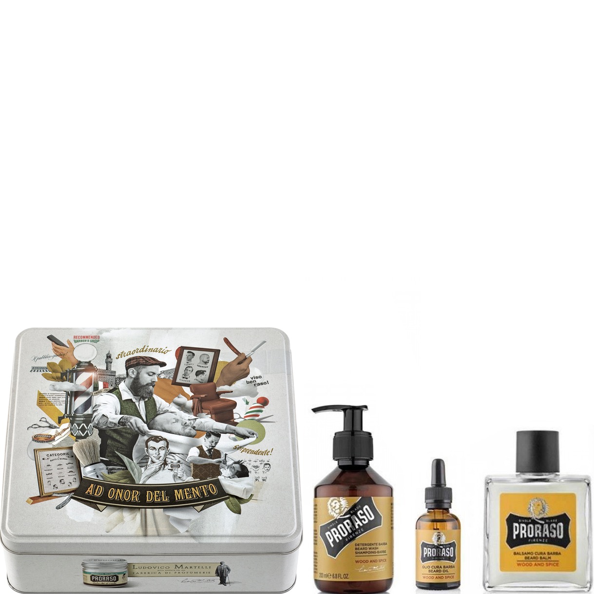 Proraso Cadeauset Baardverzorging Wood en Spice - 1.2 - PRO-400690