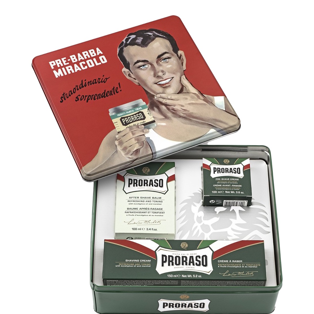Proraso Cadeauset Gino Vintage Collection - 1.1 - PRO-400359
