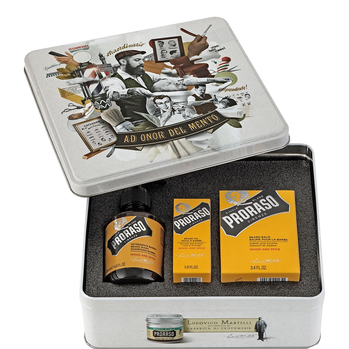 Proraso Cadeauset Baardverzorging Wood en Spice - 1.1 - PRO-400690