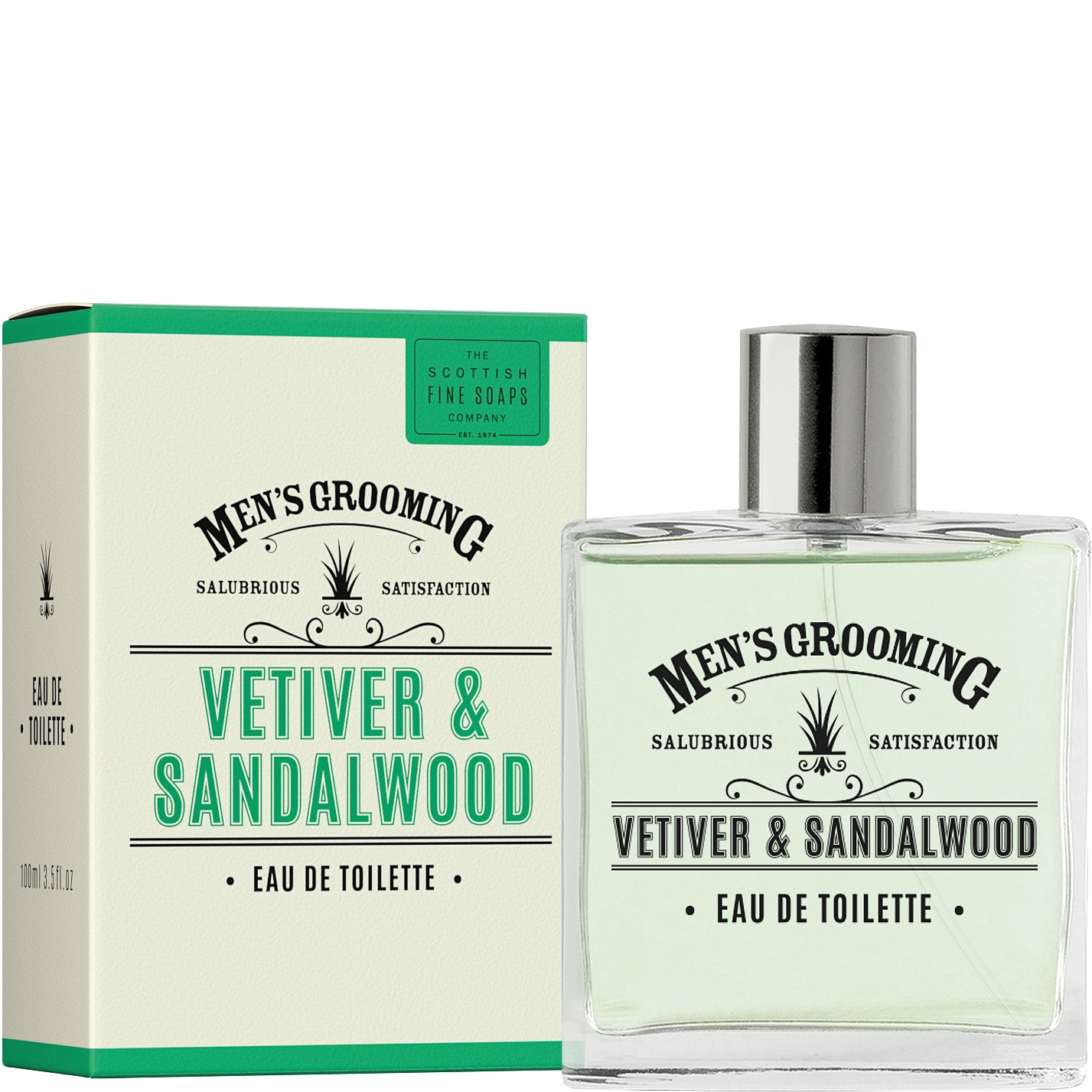 Scottish Fine Soaps Eau de Toilette Vetiver en Sandalwood - 1.1 - A03200