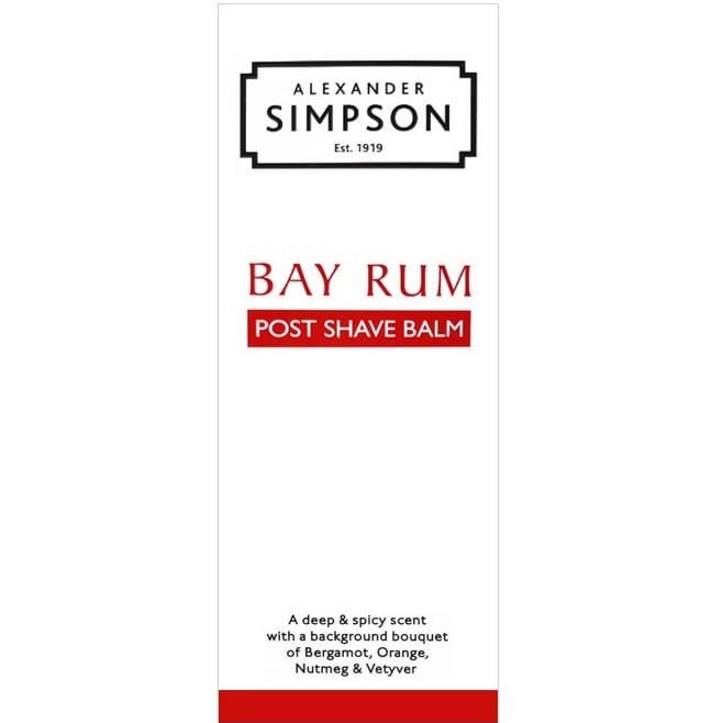Simpsons Aftershave Balsem Alexander Simpson Bay Rum - 2.3 - SIM-00125