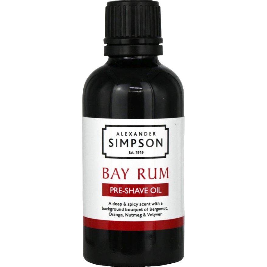 Simpsons Pre-shave olie Alexander Simpson Bay Rum - 1.2 - SIM-00033