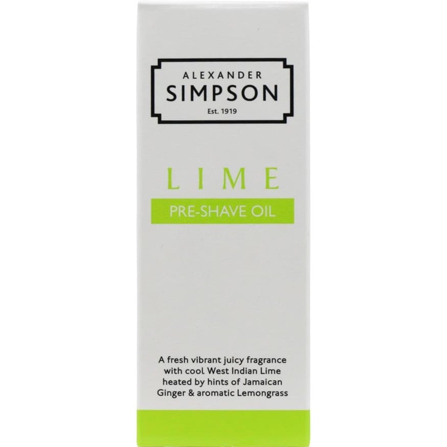 Simpsons Pre-shave olie Alexander Simpson Lime - 2.1 - SIM-00101