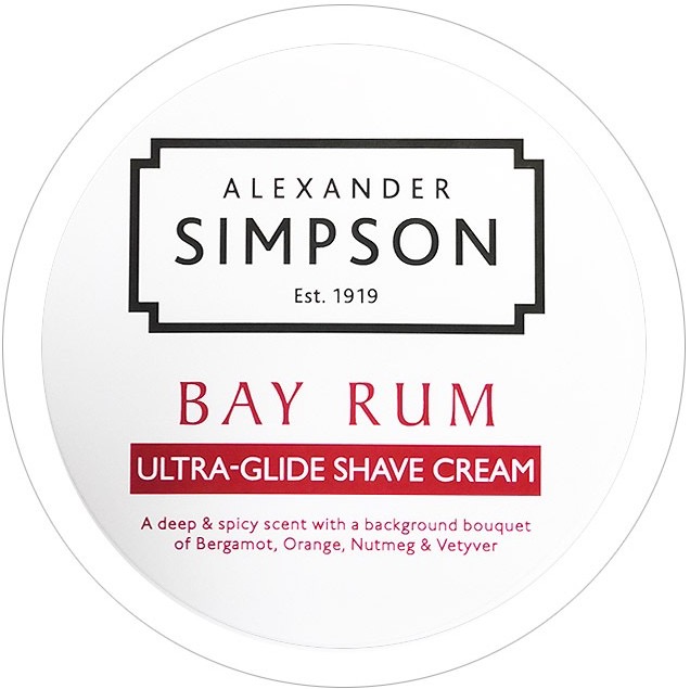 Simpsons Scheercrème Ultra-Glide Alexander Simpson Bay Rum - 2.2 - SIM-S00019