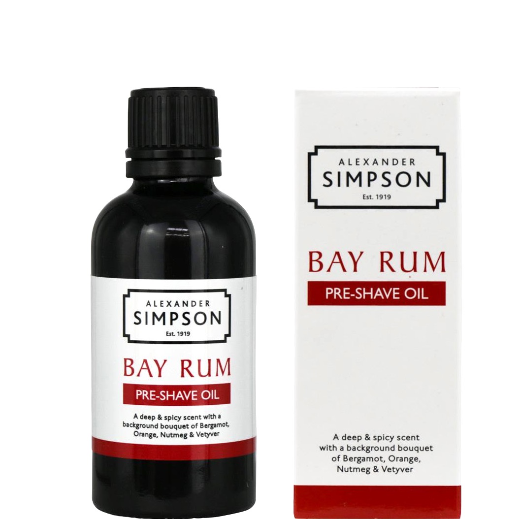 Simpsons Pre-shave olie Alexander Simpson Bay Rum - 1.1 - SIM-00033