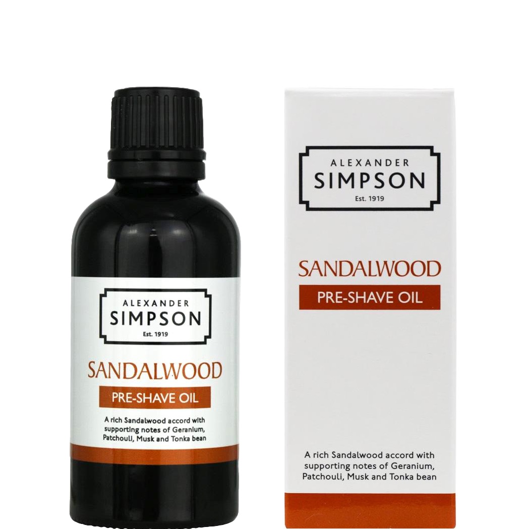 Simpsons Pre-shave olie Alexander Simpson Sandalwood - 1.1 - SIM-00040