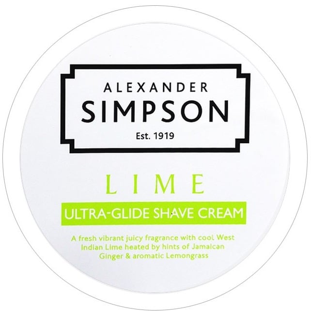 Simpsons Scheercrème Ultra-Glide Alexander Simpson Lime - 2.2 - SIM-S00002