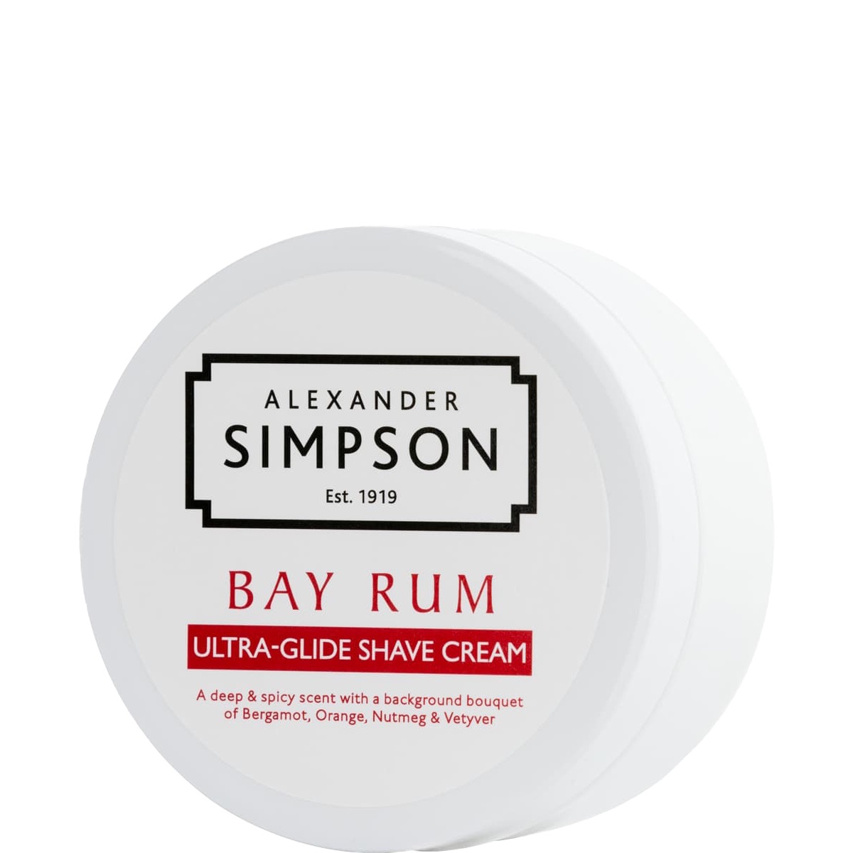 Simpsons Scheercrème Ultra-Glide Alexander Simpson Bay Rum - 1.1 - SIM-S00019