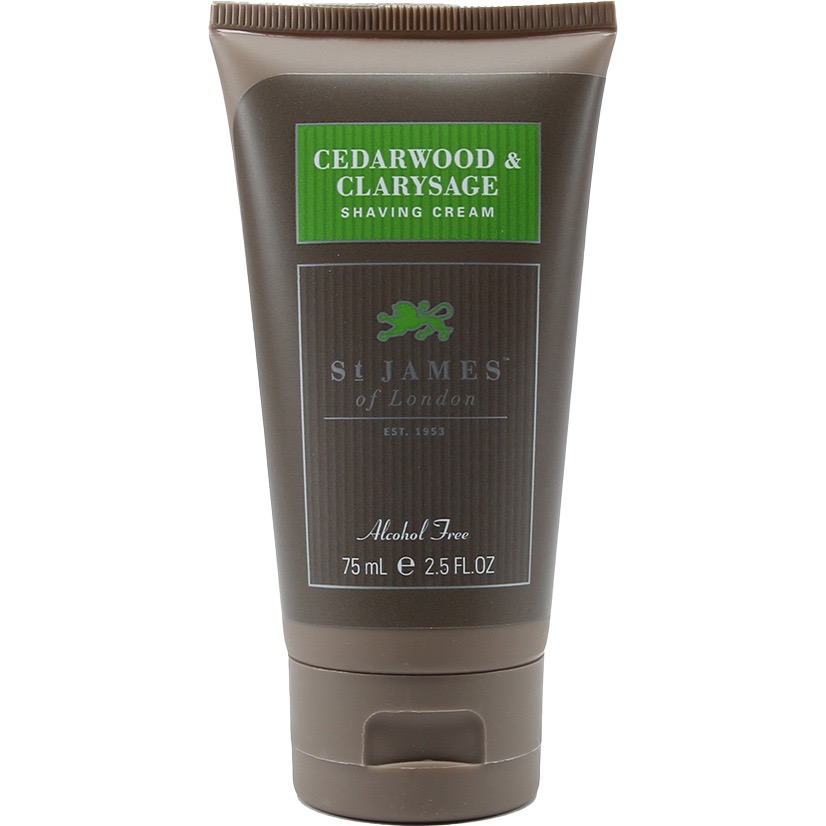 St James of London Scheercrème tube Cederwood en Clarysage 75ml - 1.2 - SJ-4503