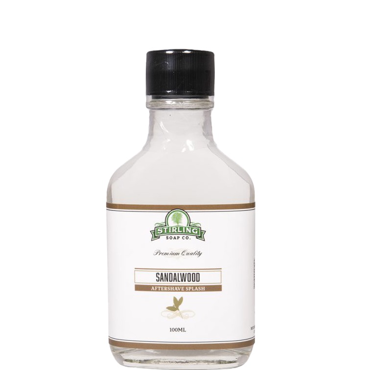 Stirling Soap Company Aftershave Splash Sandalwood - 1.1 - ST-12115