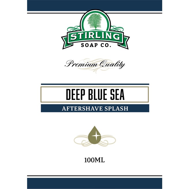 Stirling Soap Company Aftershave Splash Deep Blue Sea - 2.1 - ST-11941