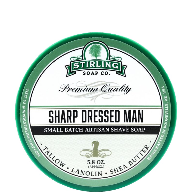 Stirling Soap Company Scheerzeep Sharp Dressed Man -170ml - 1.1 - ST-11781