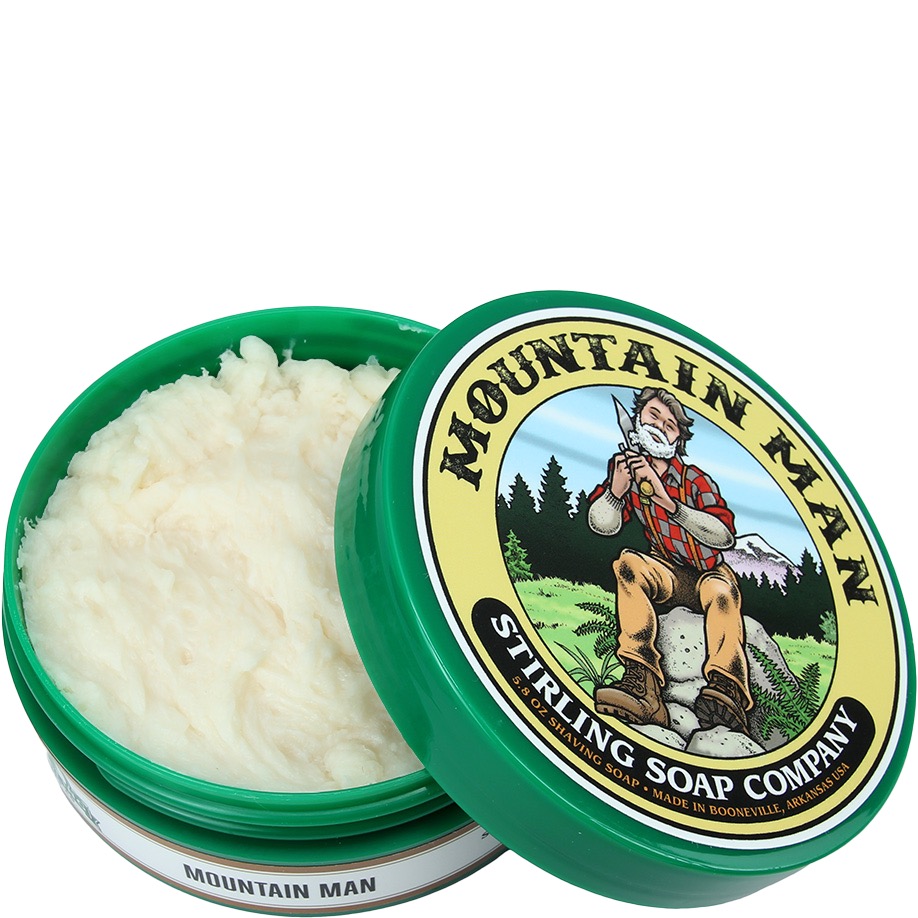  Stirling Soap Company Scheerzeep Mountain Man -170ml - 1.2 - ST-11705