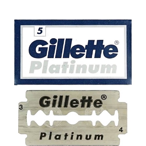 Gillette Platinum Double Edge Blades - 1.1 - DEB-GIL-PLATINUM