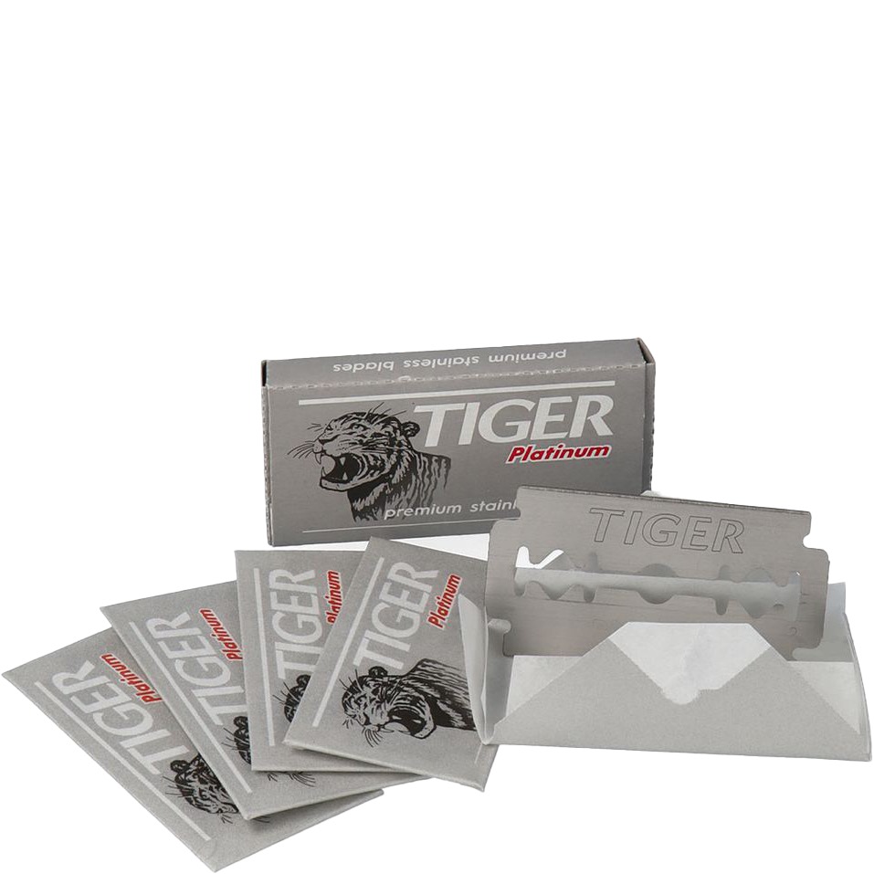 Tiger Platinum Double Edge Blades - 3.4 - DEB-TIGER-PLAT