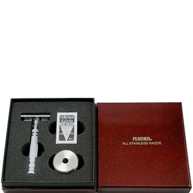 FeatherSafety Razor en Stand Edition RVS - 2.1 - ASD2S