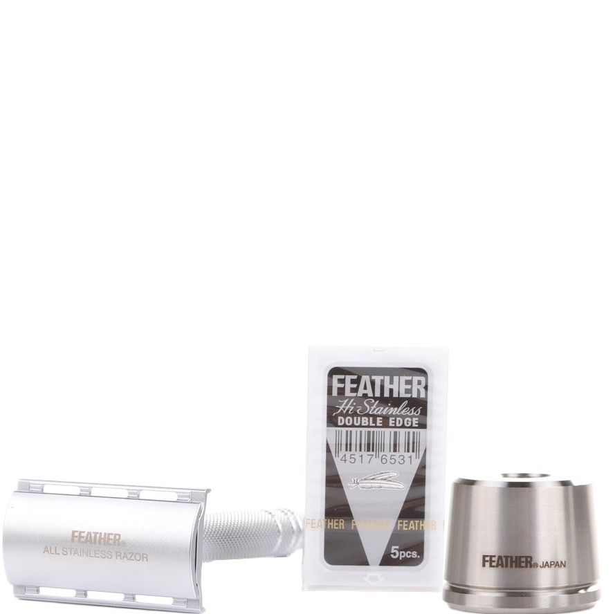 FeatherSafety Razor en Stand Edition RVS - 1.6 - ASD2S