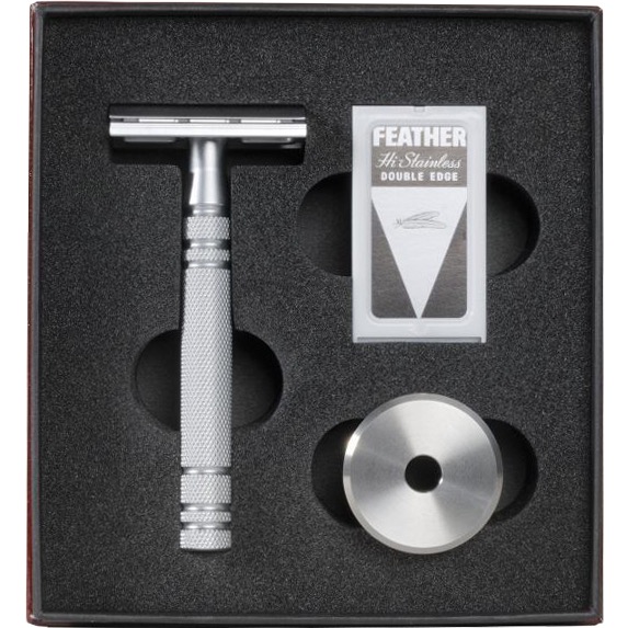 FeatherSafety Razor en Stand Edition RVS - 2.2 - ASD2S