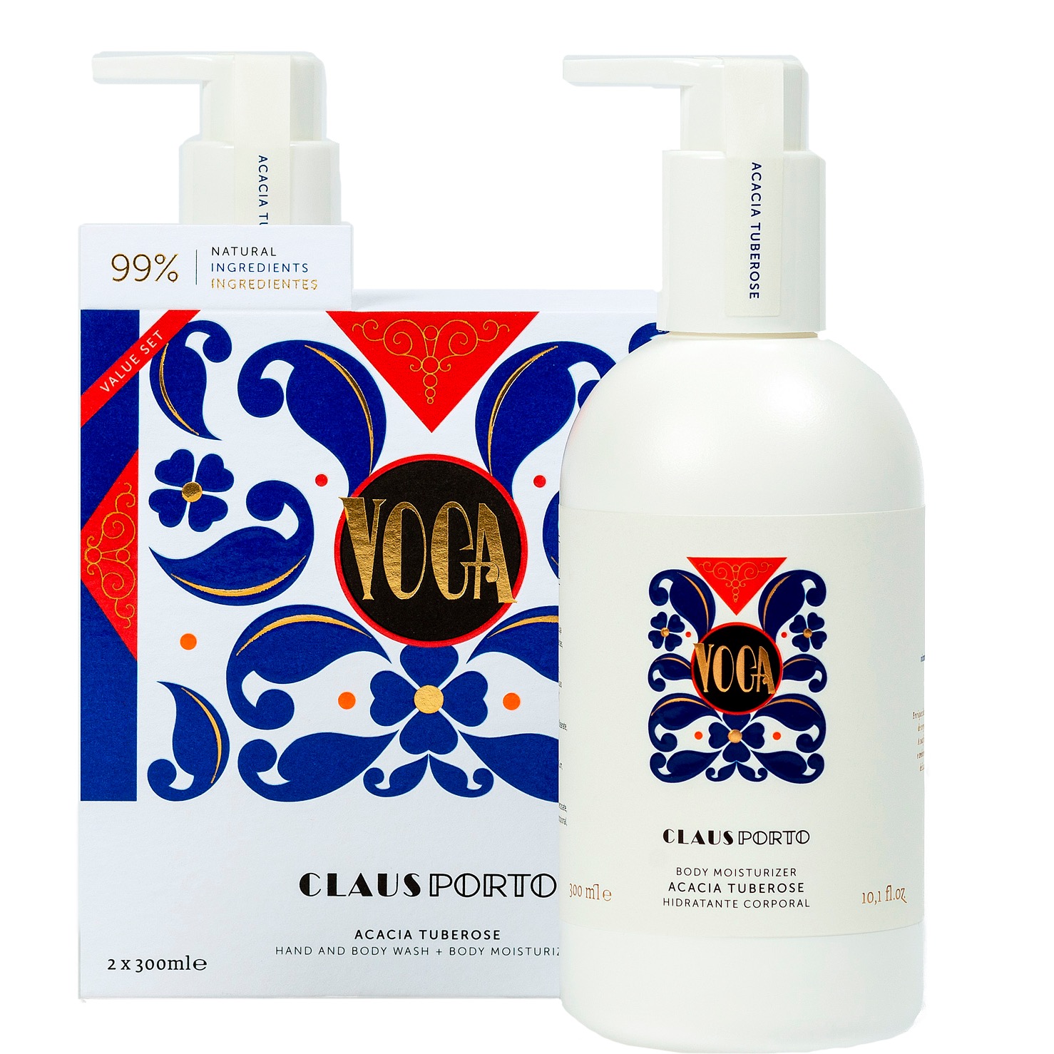 Claus Porto Duo Set Body Care Voga Acacia Tuberose - 1.1 - CP-DP209