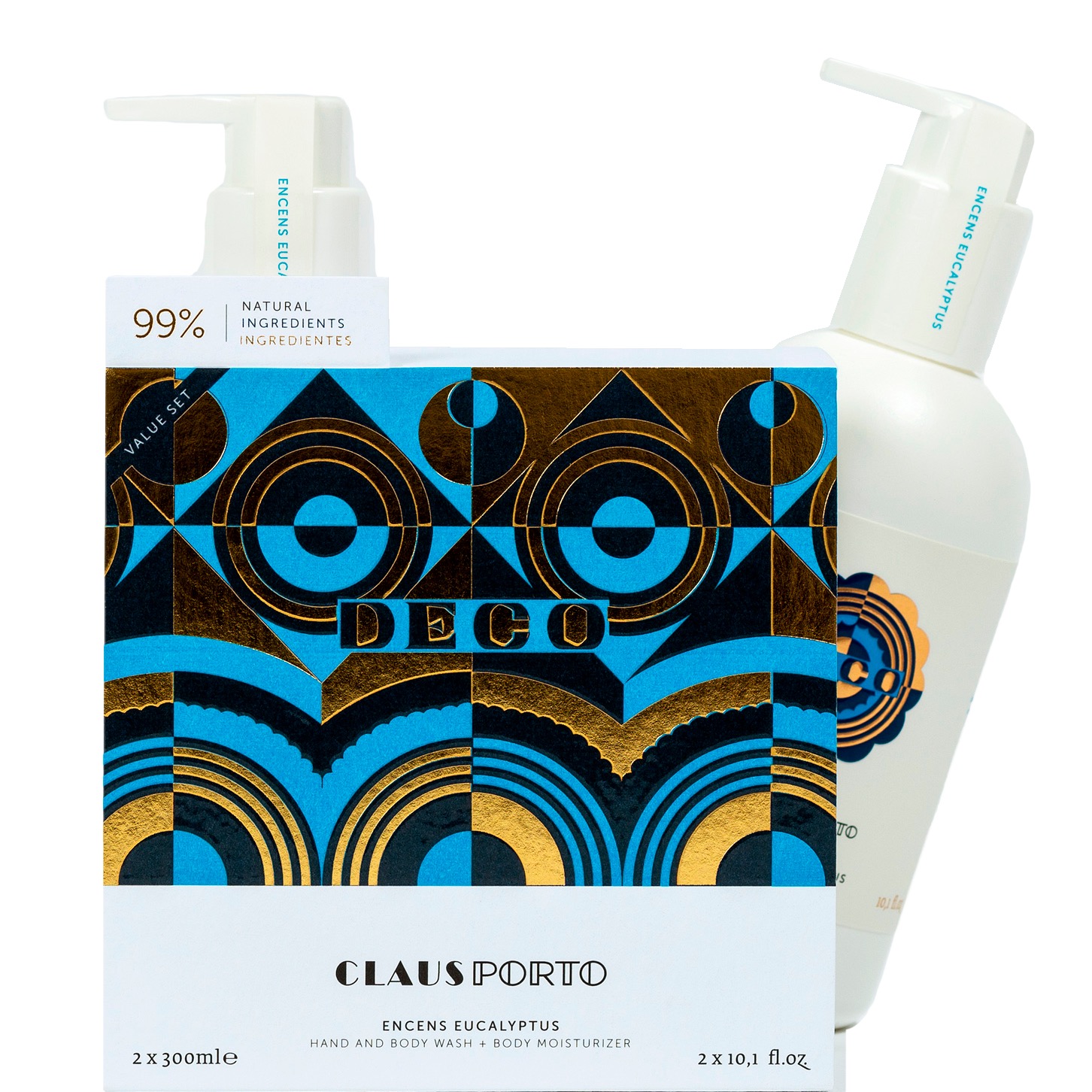 Claus Porto Duo Set Body Care Deco Eucalyptus - 1.1 - CP-DP213