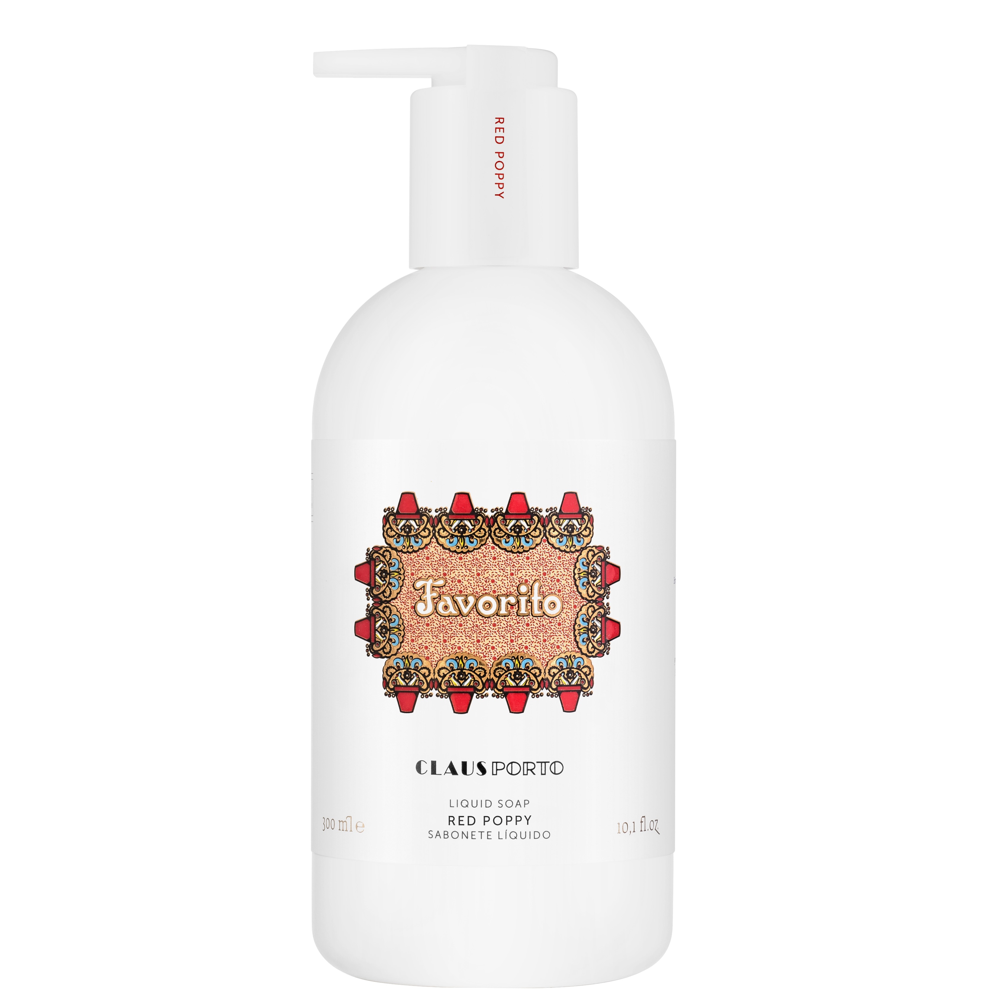 Claus Porto Liquid Soap Favorito Red Poppy 300ml - 1.1 - CP-SL207