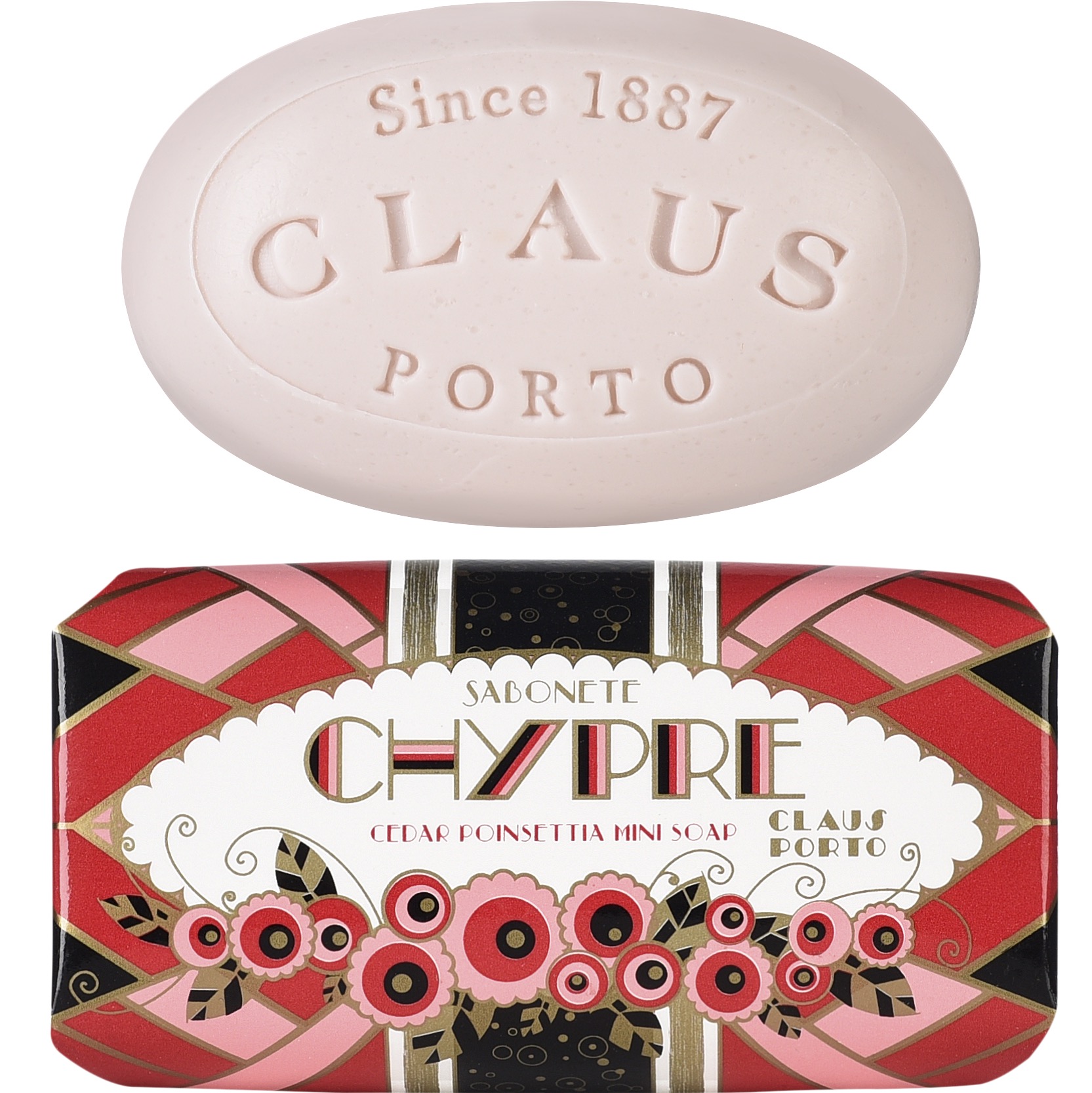 Claus Porto Soap Bar Chypre Cedar Poinsettia 150g - 1.3 - CP-SP024