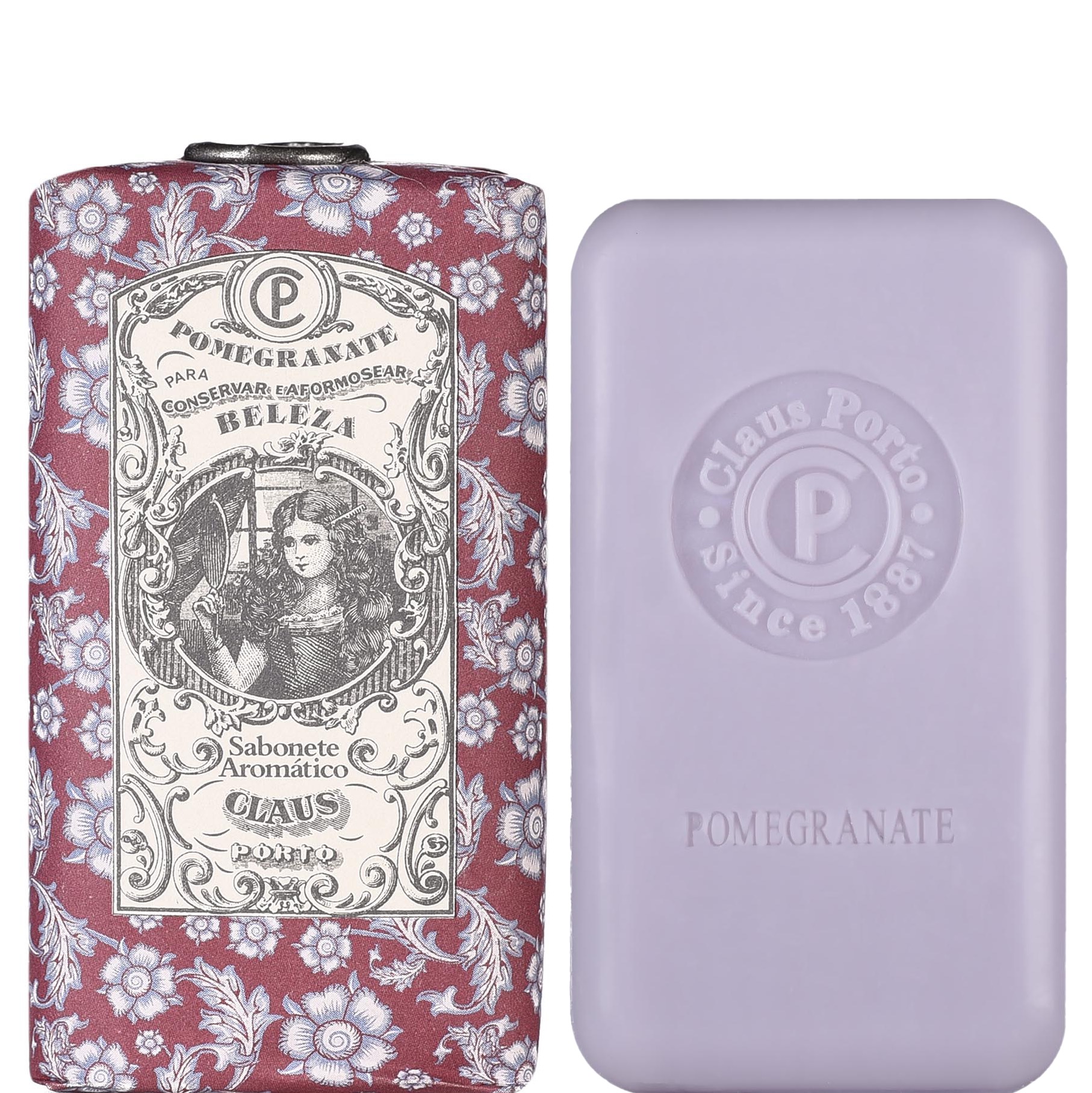 Claus Porto Soap Bar Mirror Pomegranate 150g - 1.1 - CP-C010W