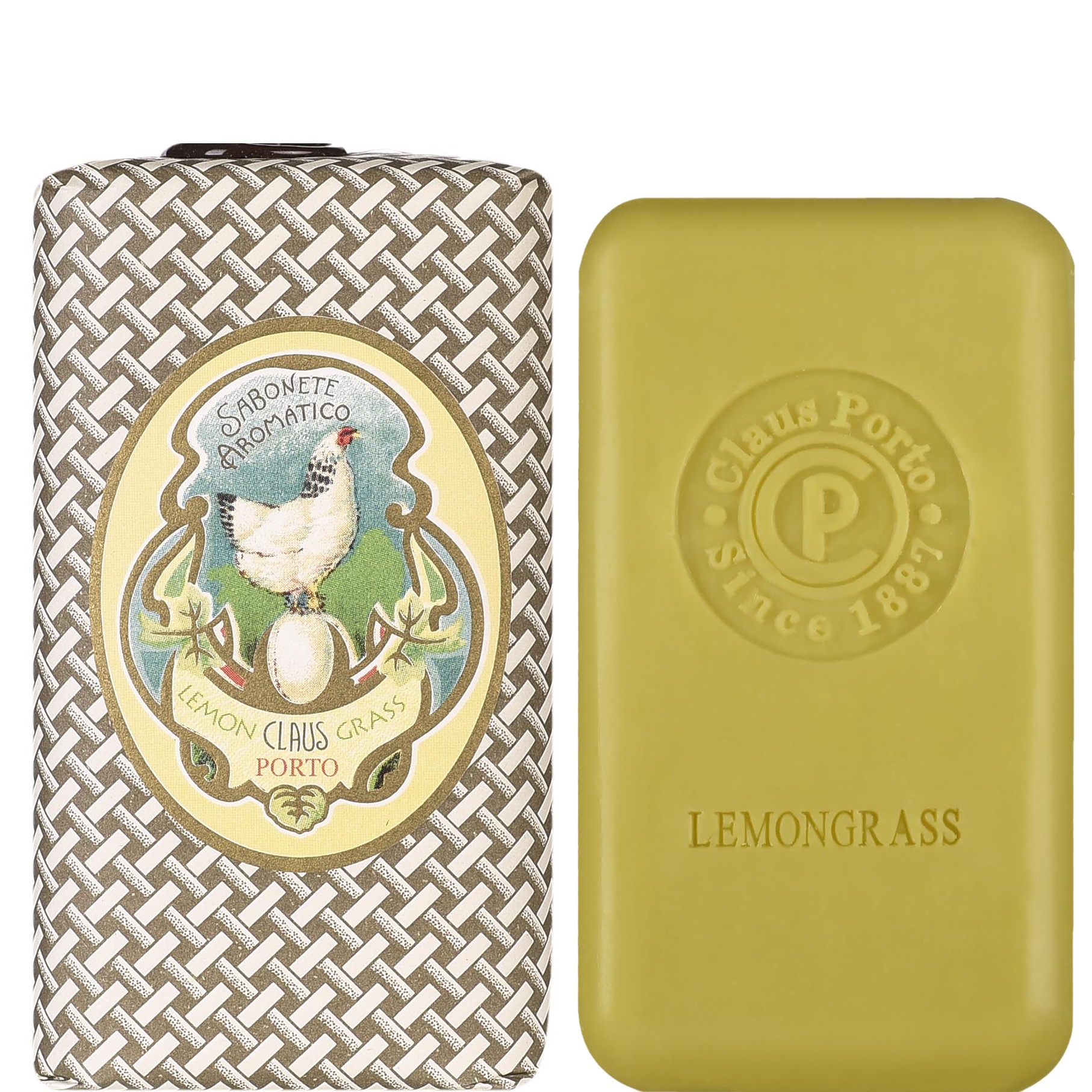 Claus Porto Soap Bar Chicken Lemongrass 150g - 1.1 - CP-F010W