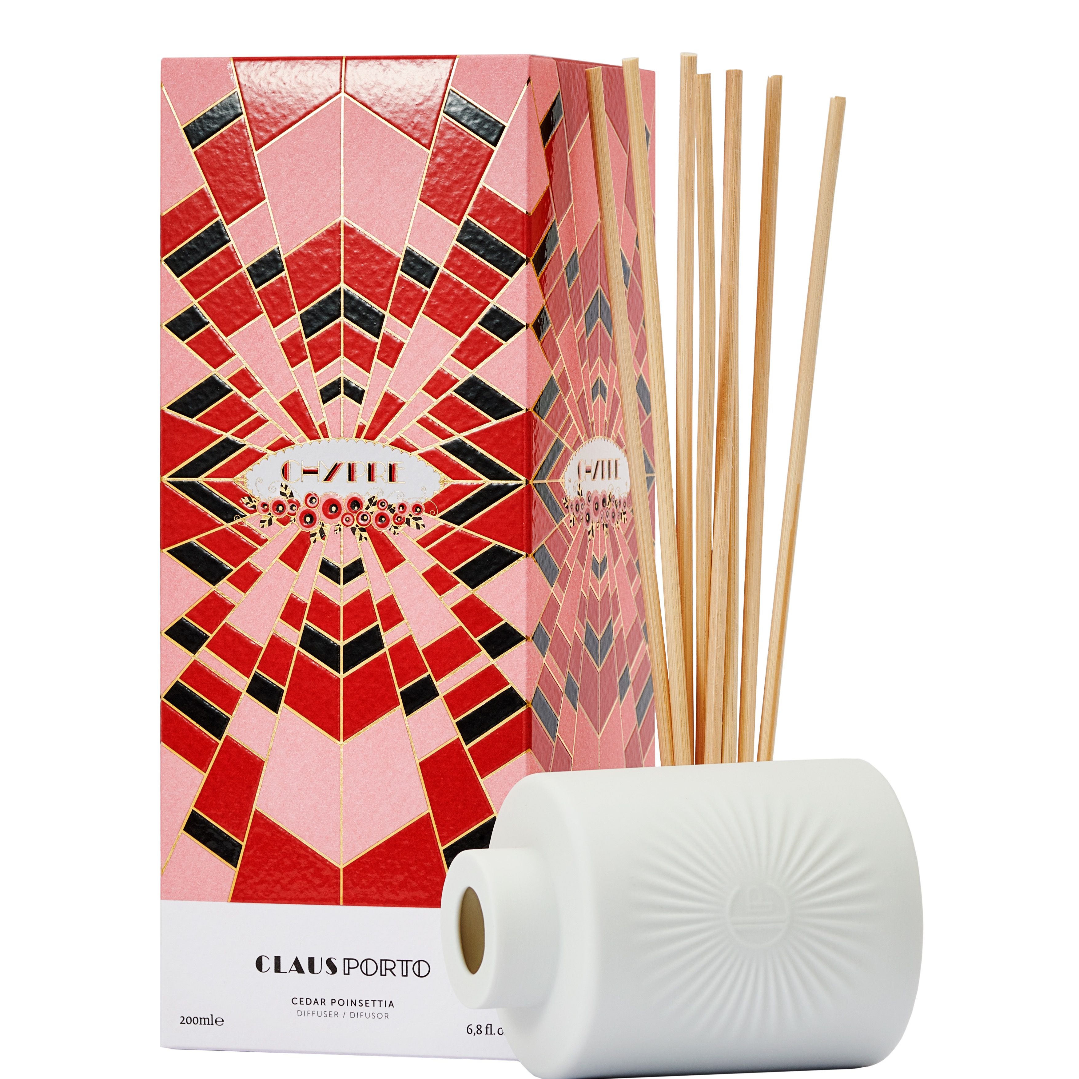 Claus Porto diffuser Chypre Cedar Poinsettia 200ml - 1.1 - CP-DA224