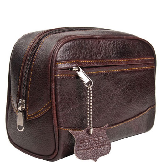 Parker Luxe Toilettas bruin leder - 1.1 - PA-TB-BROWN