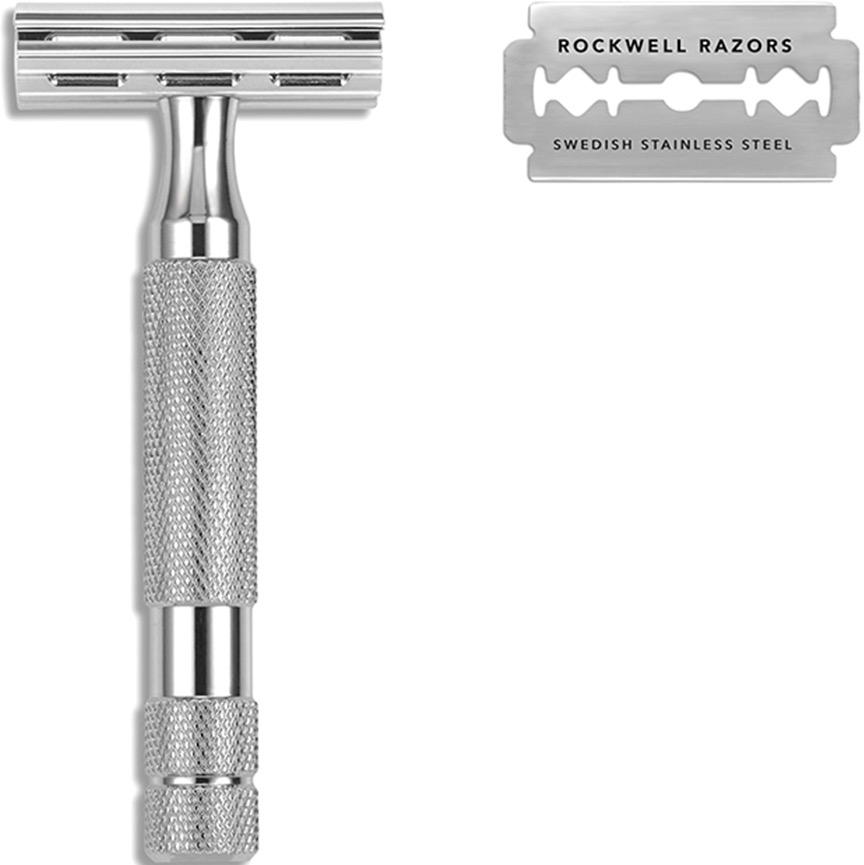 Rockwell Razors Safety Razor 2C White Chrome - 1.2 - RR-2C-WC