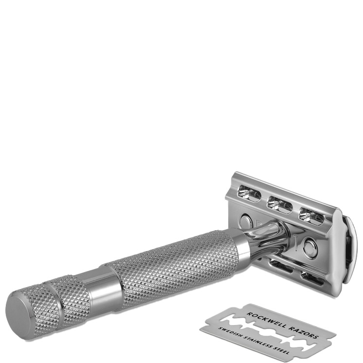 Rockwell Razors Safety Razor 2C White Chrome - 1.4 - RR-2C-WC