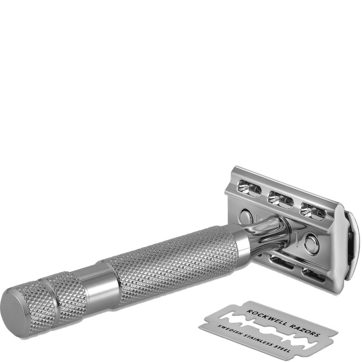 Rockwell Razors Safety Razor 6C White Chrome - 1.5 - RR-6C-WC