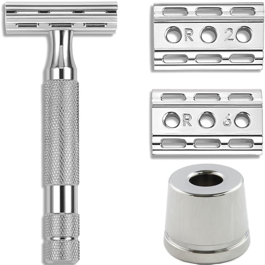 Rockwell Razors Safety Razor 6C White Chrome - 4.2 - RR-6C-WC