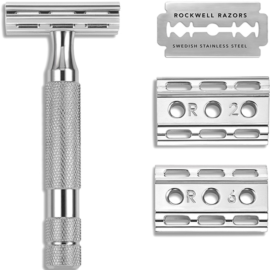 Rockwell Razors Safety Razor 6C White Chrome - 4.5 - RR-6C-WC