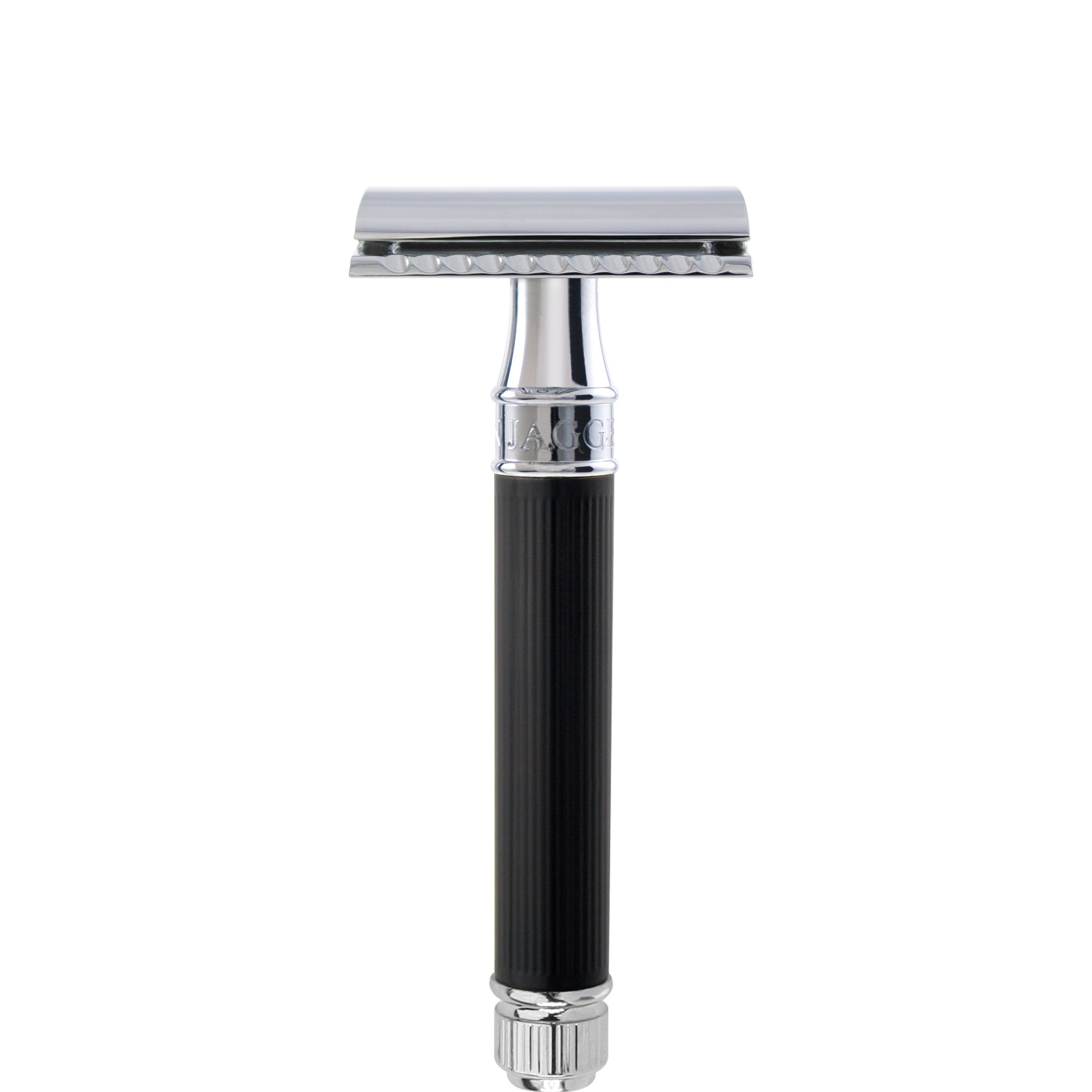 Edwin Jagger Safety razor Rubber coated zwart - 1.1 - EJ-DE86RC14bl