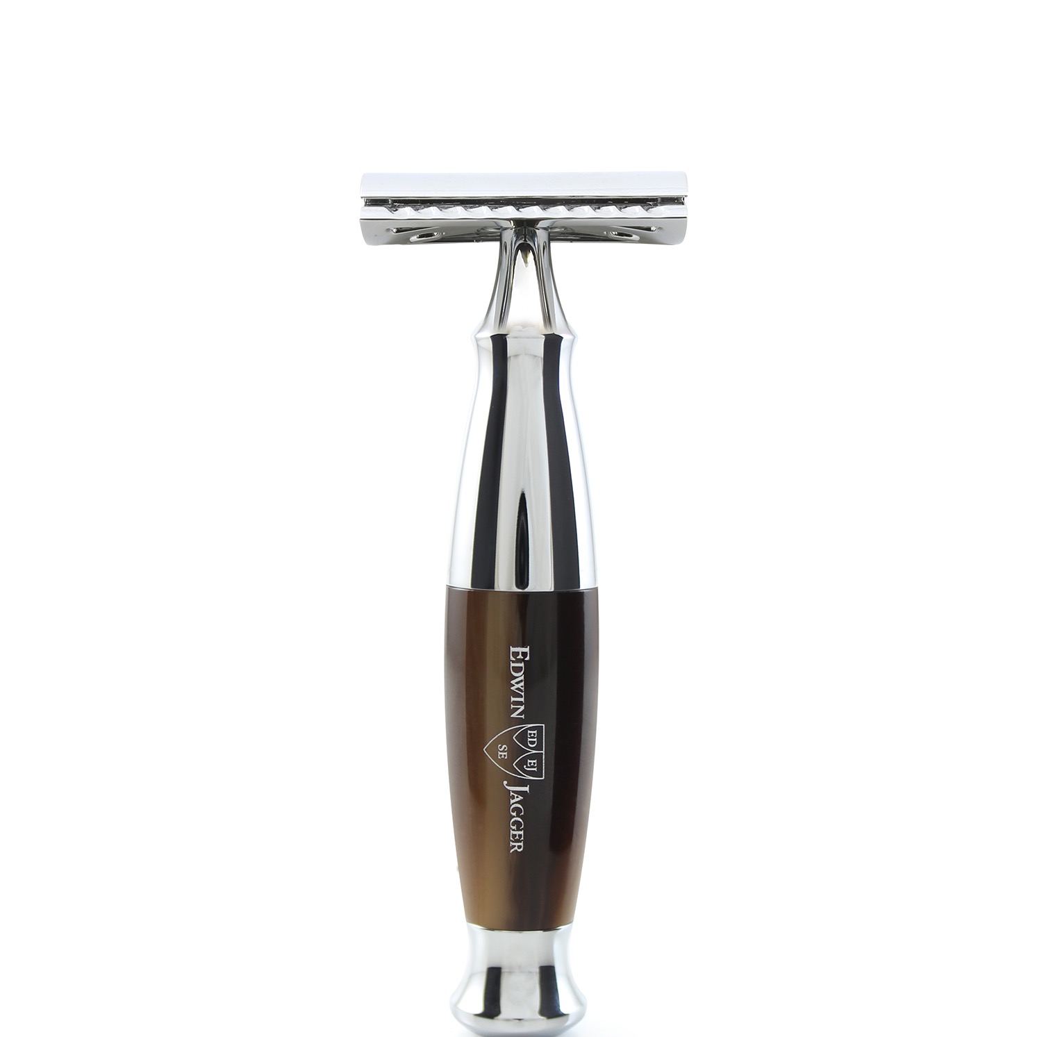 Edwin Jagger Safety Razor Diffusion 36 hoornbruin - 1.1 - EJ-R362CRSR