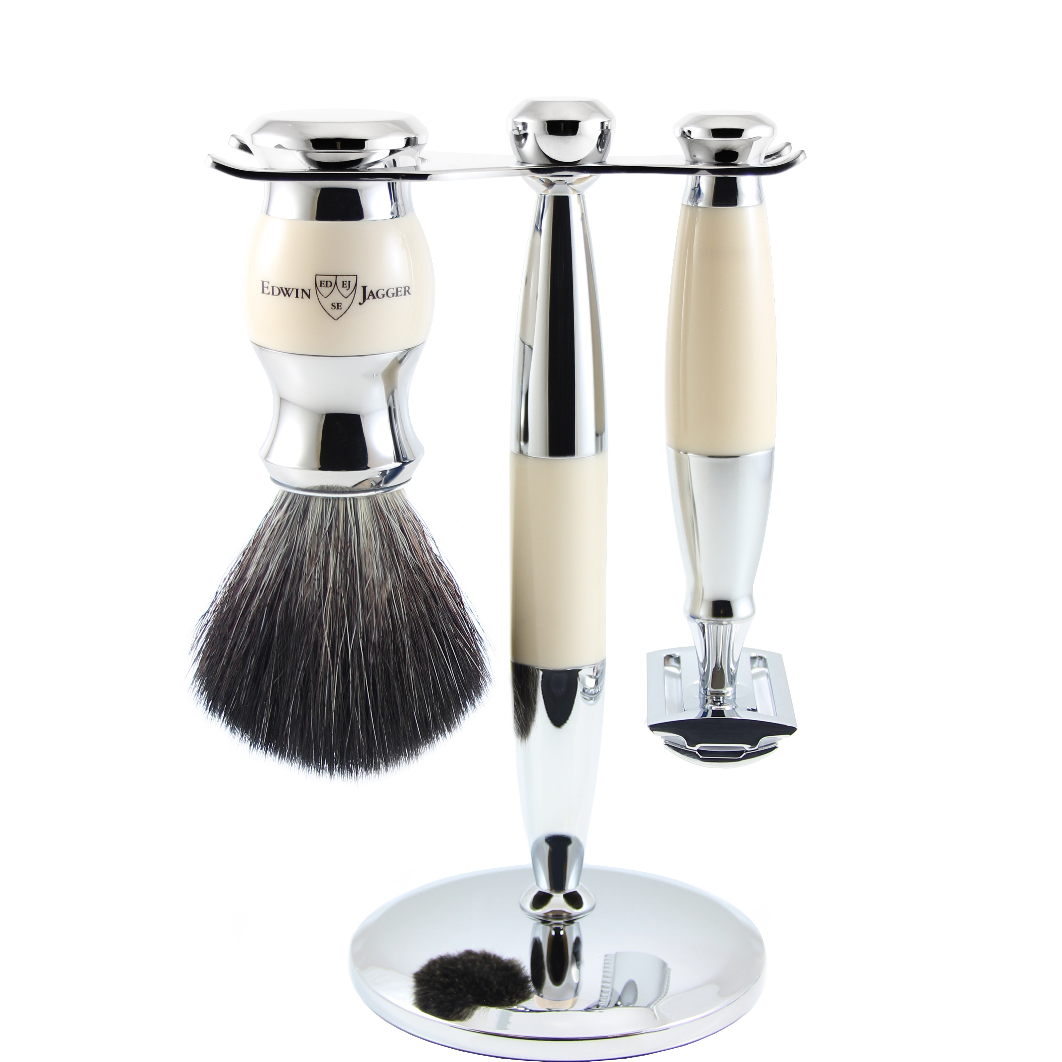 Edwin Jagger 3-delige scheerset Diffusion36 ivoor- 1.1 - 0 - EJ-S21M367CRSR