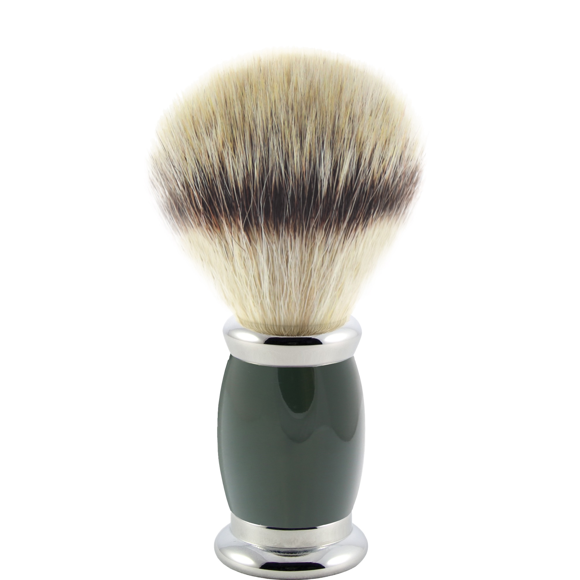 Edwin Jagger Scheerkwast Bulbous silvertip fibre english green - 1.1 - EJ-B4SBSYNST