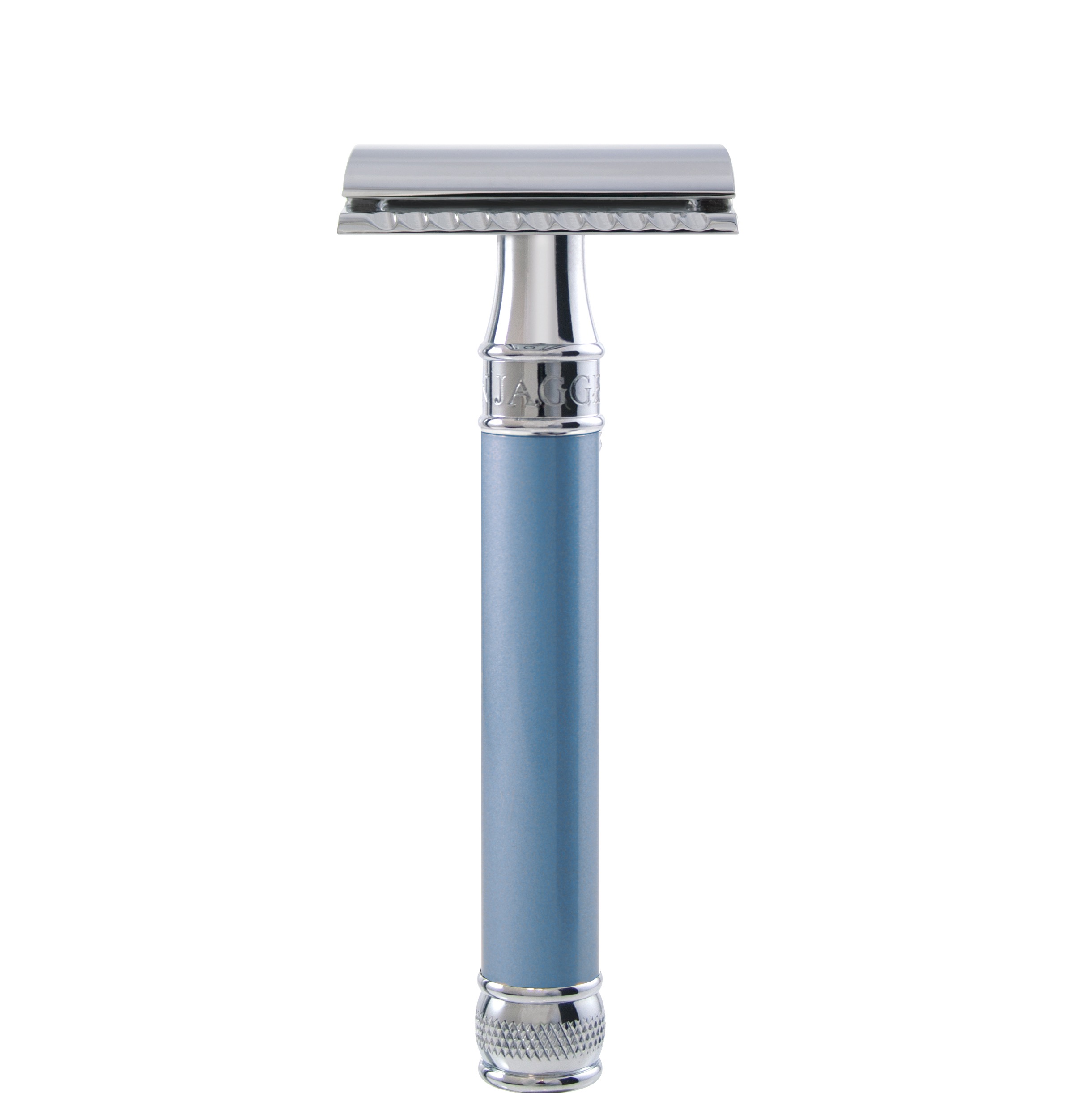 Edwin Jagger Safety razor Long Handle Basic Blauw - 1.1 - DELBE14bl