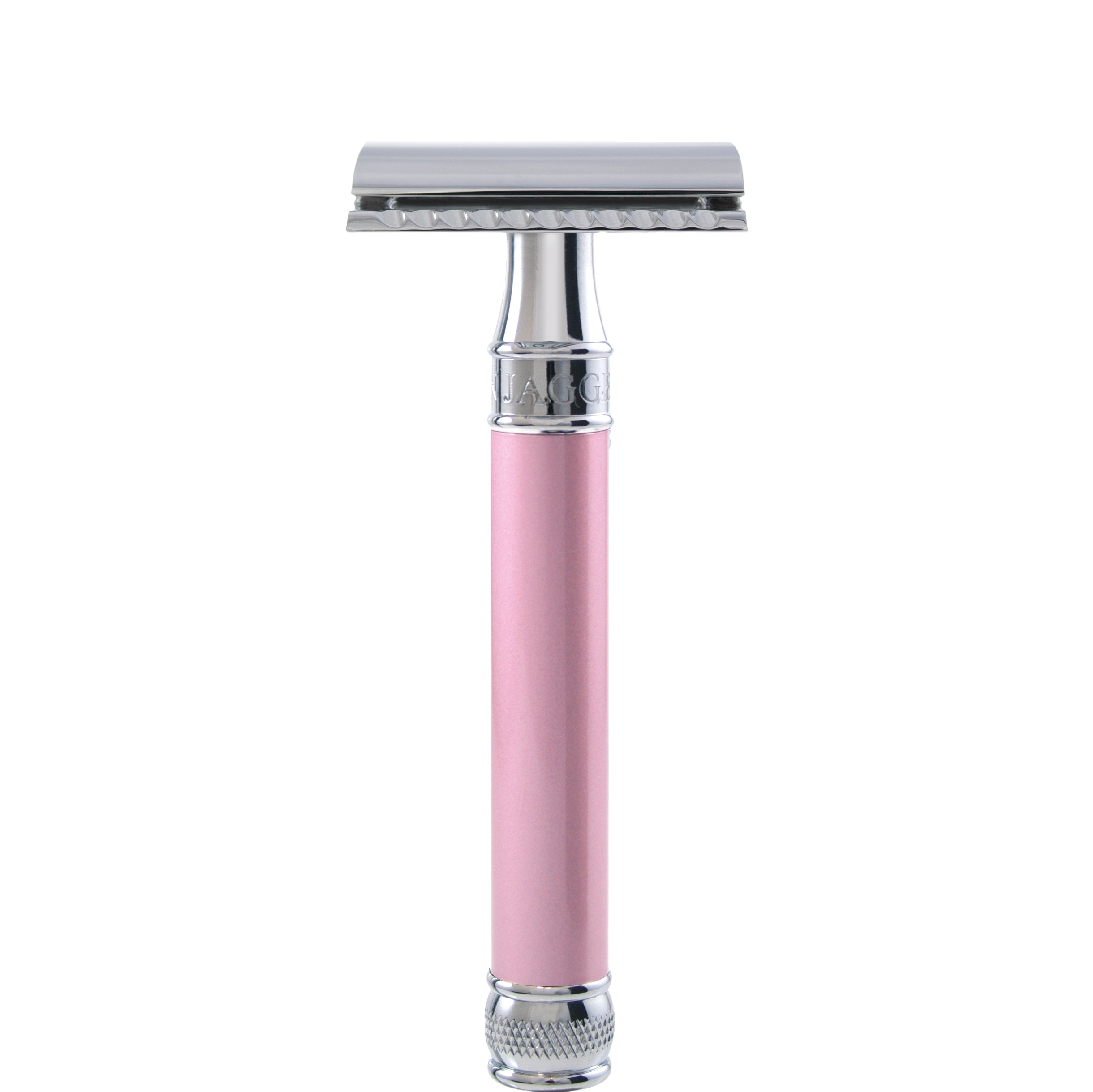 Edwin Jagger Safety razor Long Handle Basic roze - 1.1 - DELPI14bl