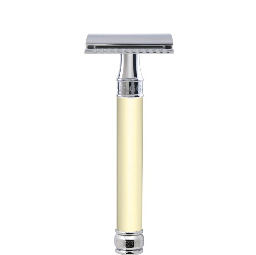 Edwin Jagger Safety razor Long Handle Basic ivoor - 1.1 - DEL8714BL