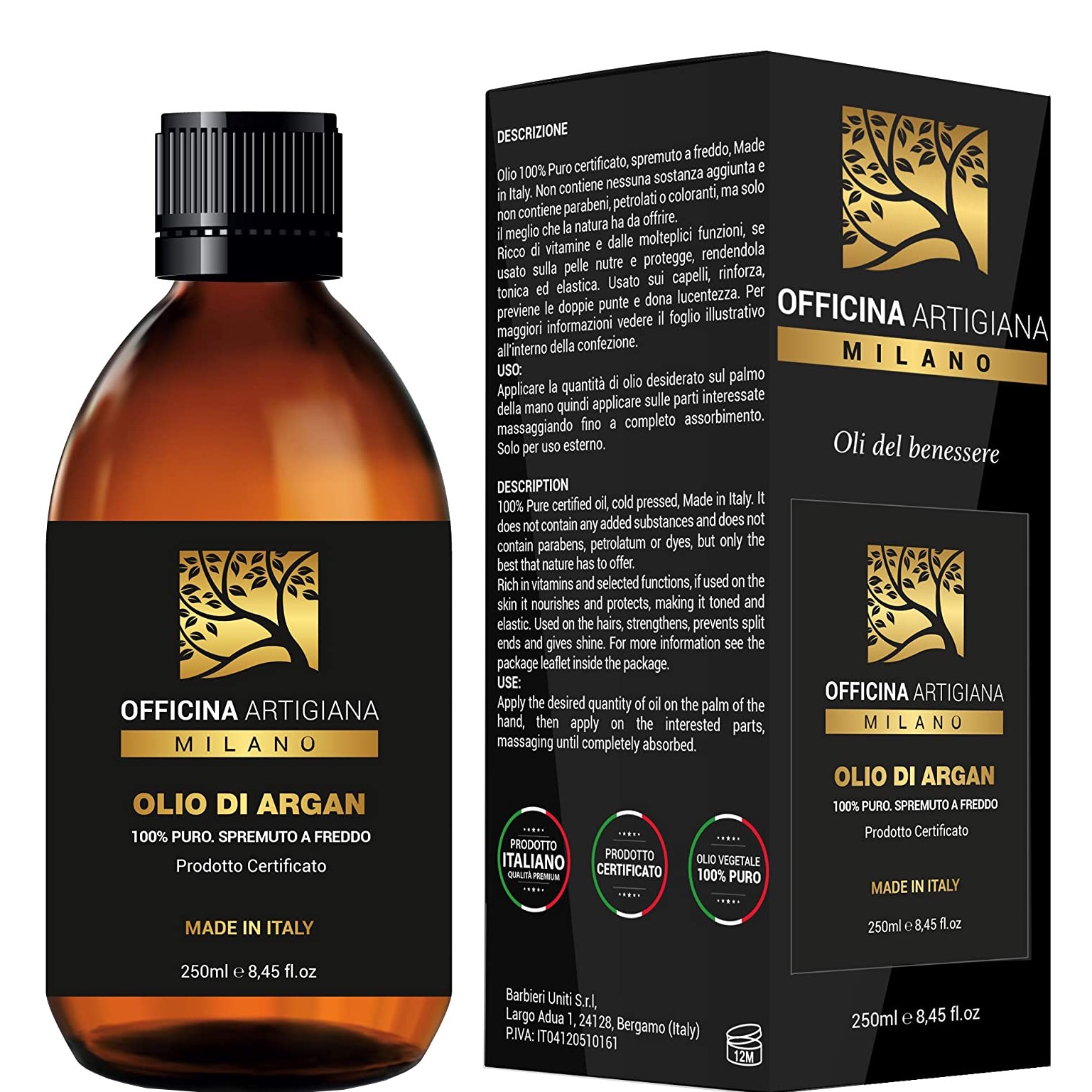  Officina Artigiana Pure Certified Argan Oil - 1.1 - AO-11316