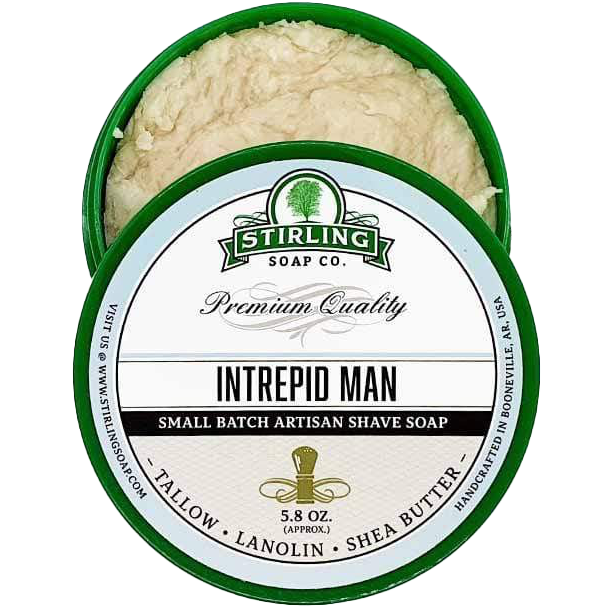 Stirling Soap Company Scheerzeep Intrepid Man 170ml - 1.2 - ST-12658