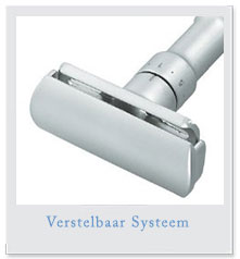 Scheersalon informatie - Verschillende Safety Razors  -  verstelbaar systeem